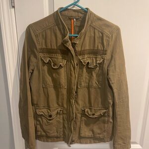 Free People Olive Utility Jacket